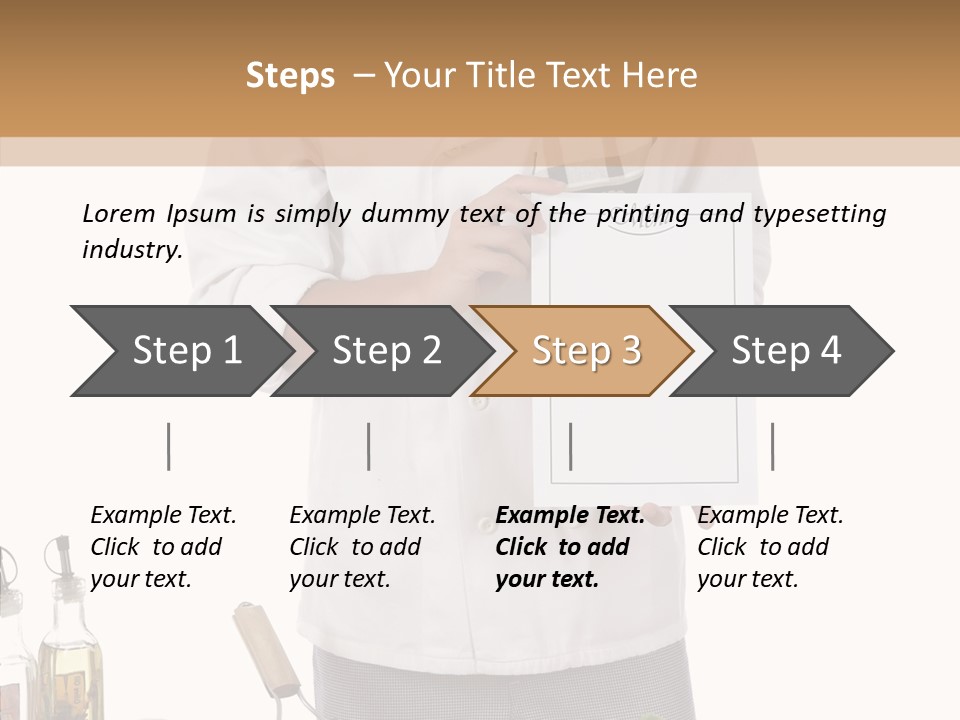 Chef Pizza Male PowerPoint Template