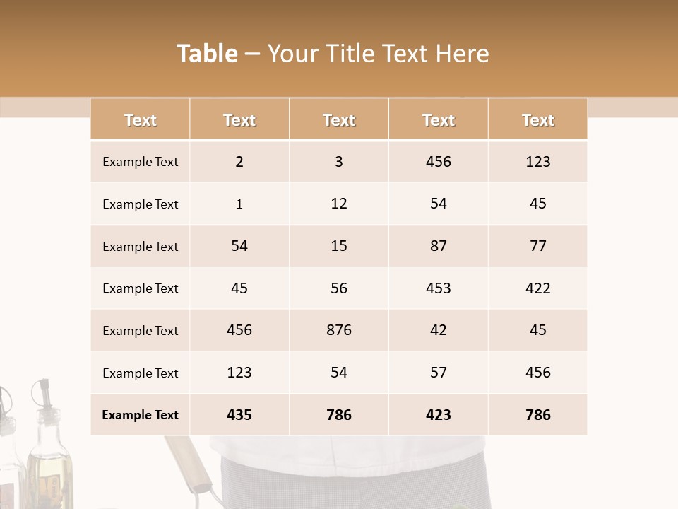 Chef Pizza Male PowerPoint Template