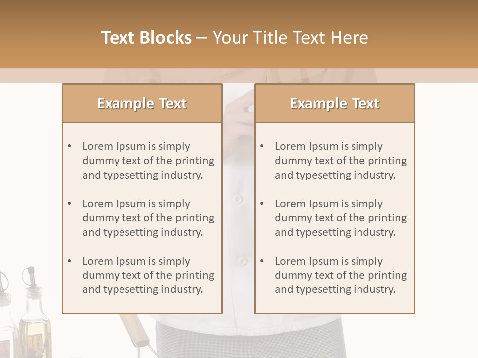 Chef Pizza Male PowerPoint Template