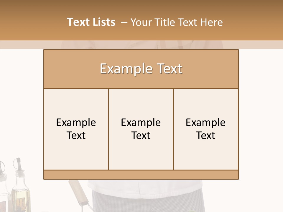 Chef Pizza Male PowerPoint Template