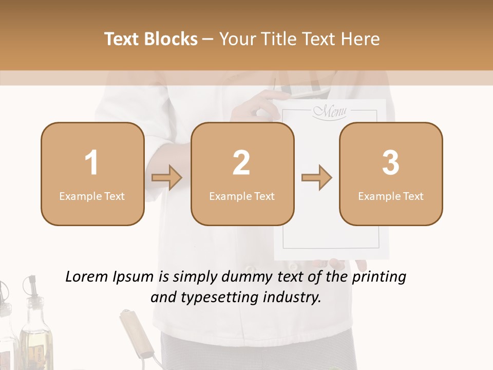 Chef Pizza Male PowerPoint Template