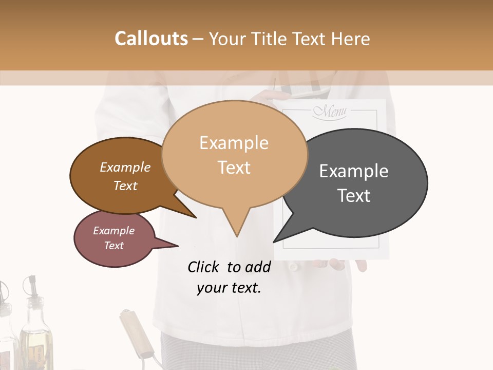 Chef Pizza Male PowerPoint Template