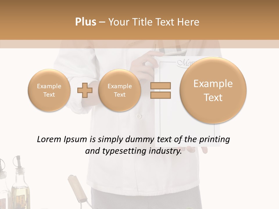 Chef Pizza Male PowerPoint Template
