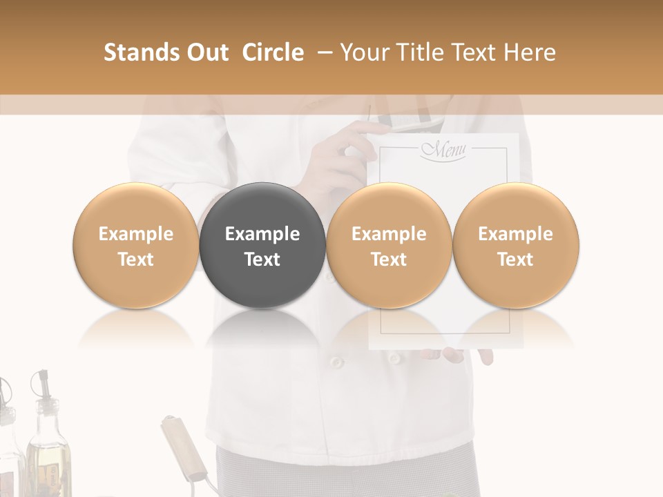 Chef Pizza Male PowerPoint Template