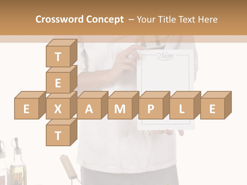 Chef Pizza Male PowerPoint Template