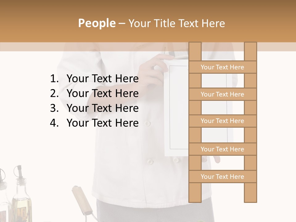 Chef Pizza Male PowerPoint Template