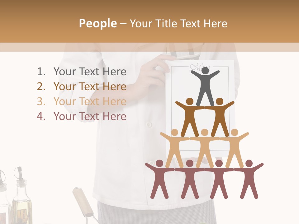 Chef Pizza Male PowerPoint Template