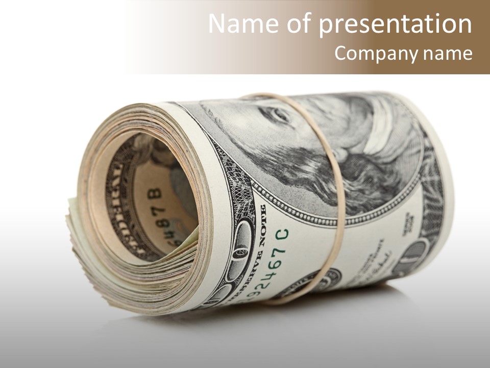 Detail Cash Bundle PowerPoint Template