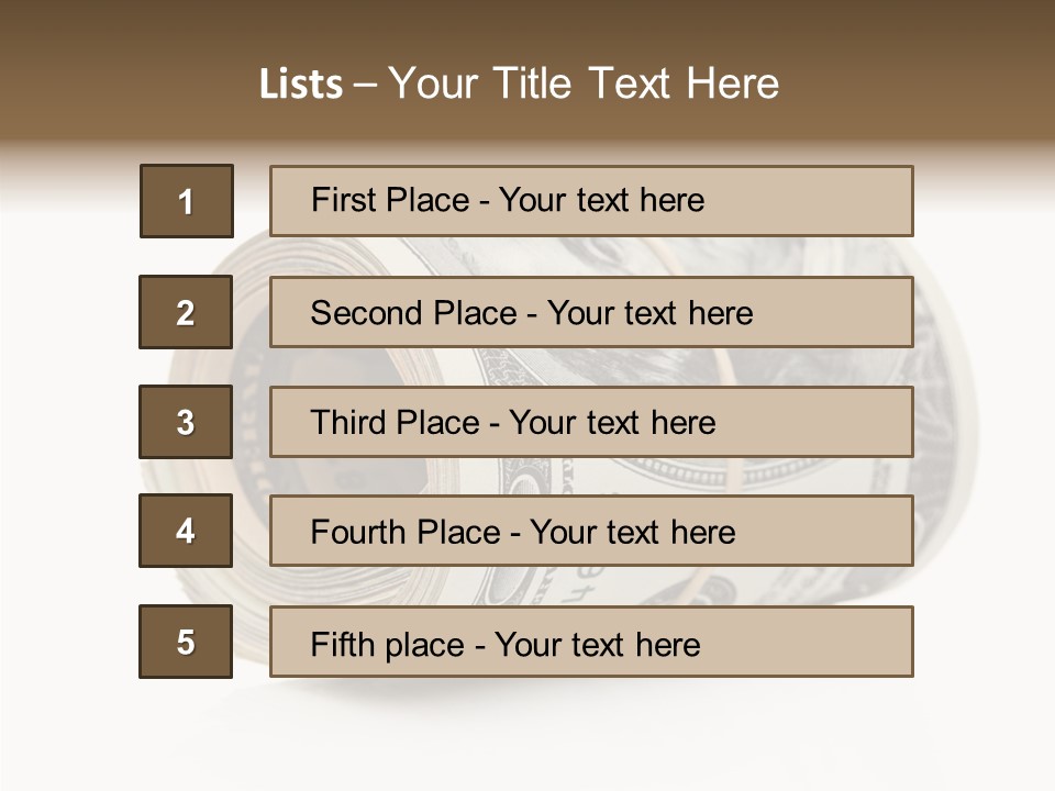 Detail Cash Bundle PowerPoint Template