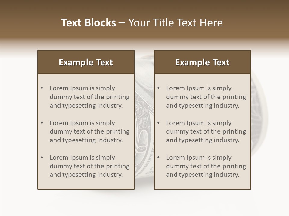 Detail Cash Bundle PowerPoint Template