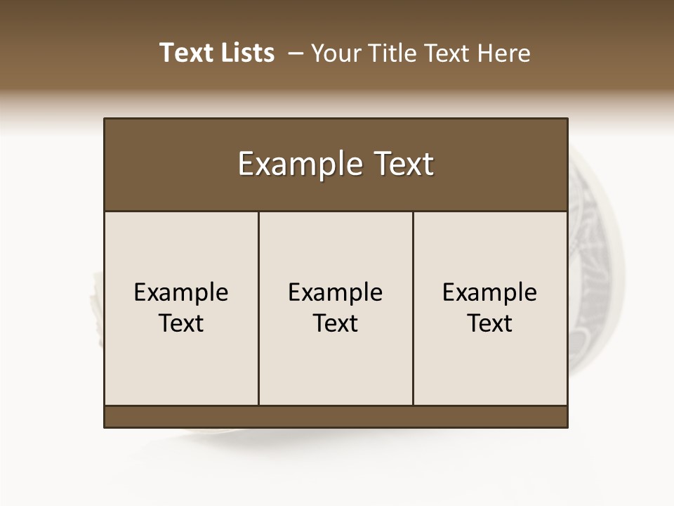 Detail Cash Bundle PowerPoint Template