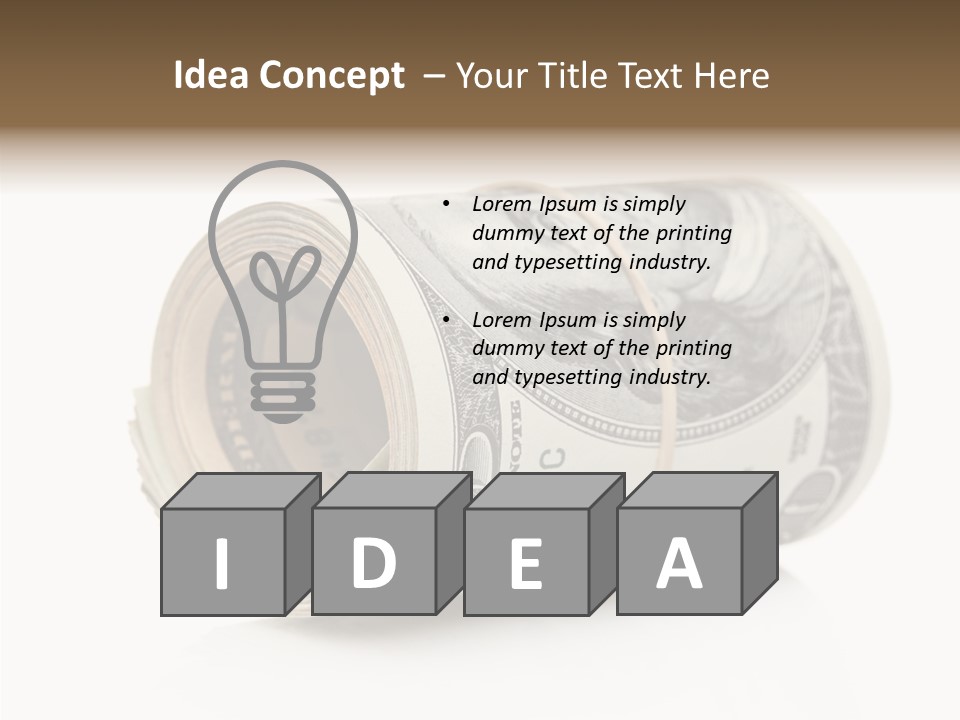 Detail Cash Bundle PowerPoint Template