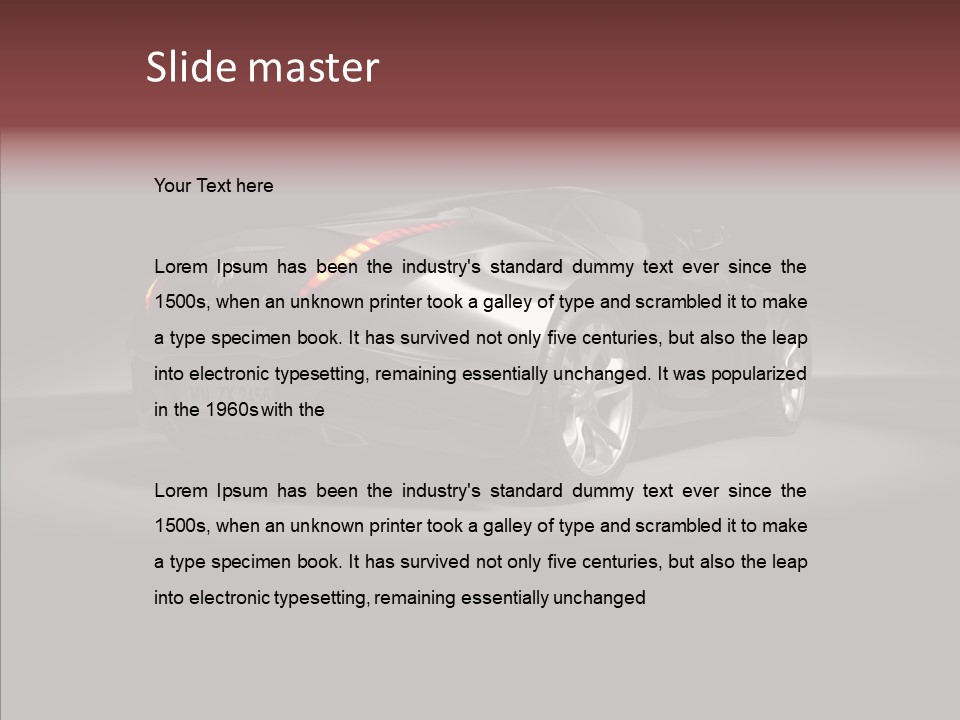 Project Sports Way PowerPoint Template