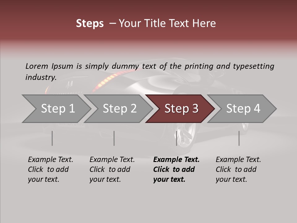 Project Sports Way PowerPoint Template