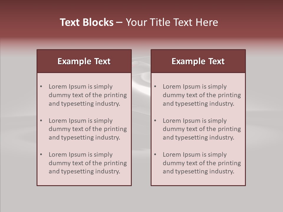 Project Sports Way PowerPoint Template