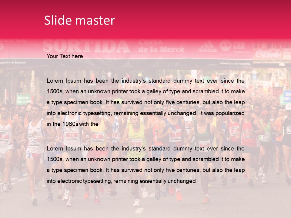 Sweat Health Barcelona PowerPoint Template