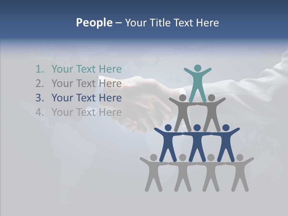 Togetherness Achievement Person PowerPoint Template