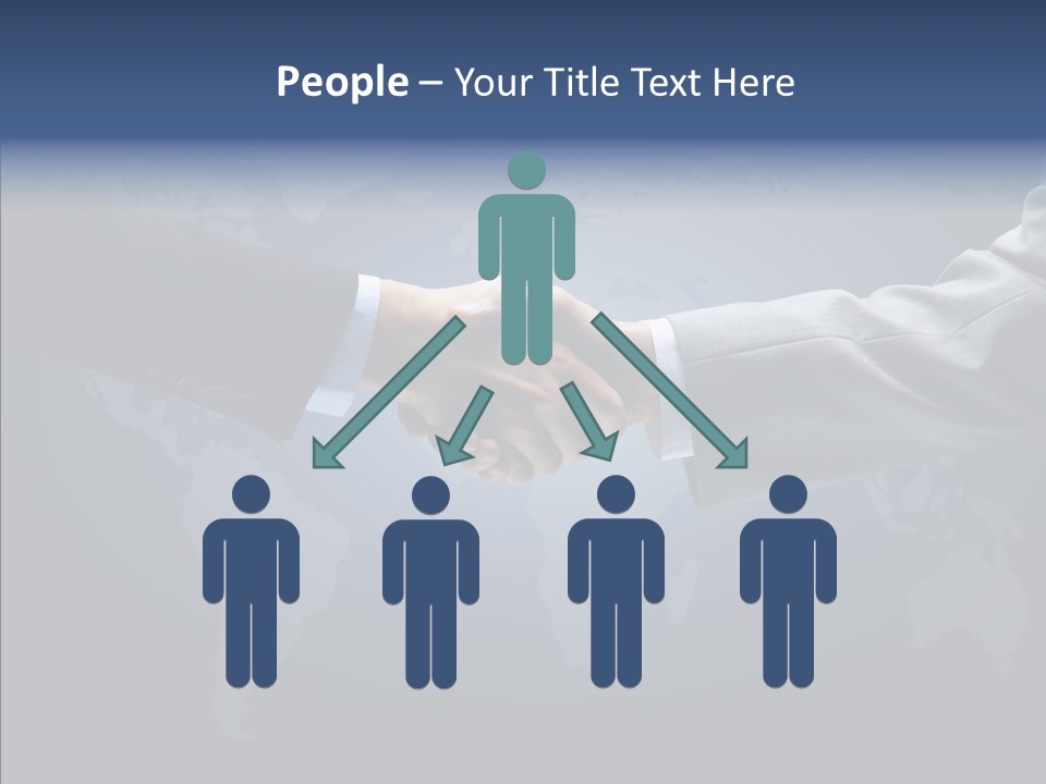 Togetherness Achievement Person PowerPoint Template