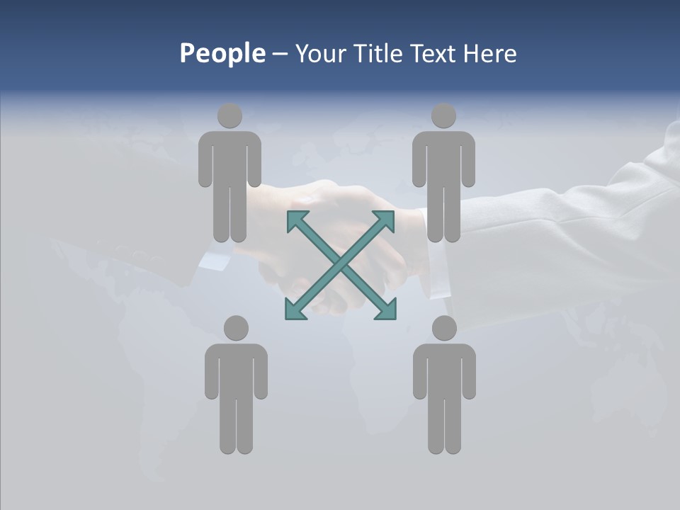 Togetherness Achievement Person PowerPoint Template