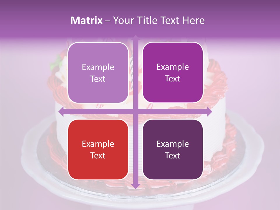 Colorful Vanilla Words PowerPoint Template