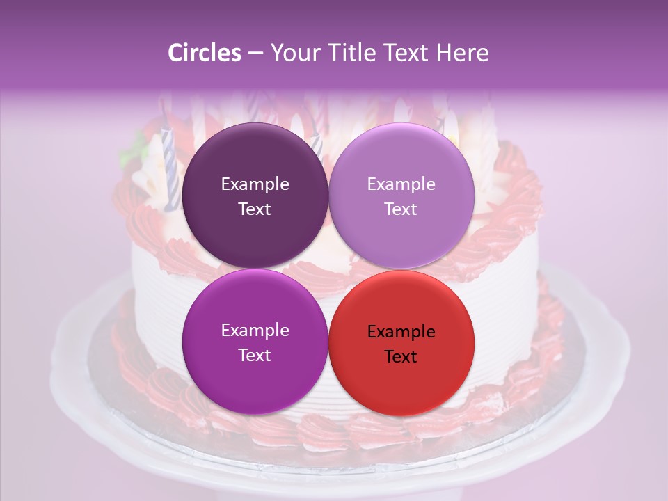 Colorful Vanilla Words PowerPoint Template