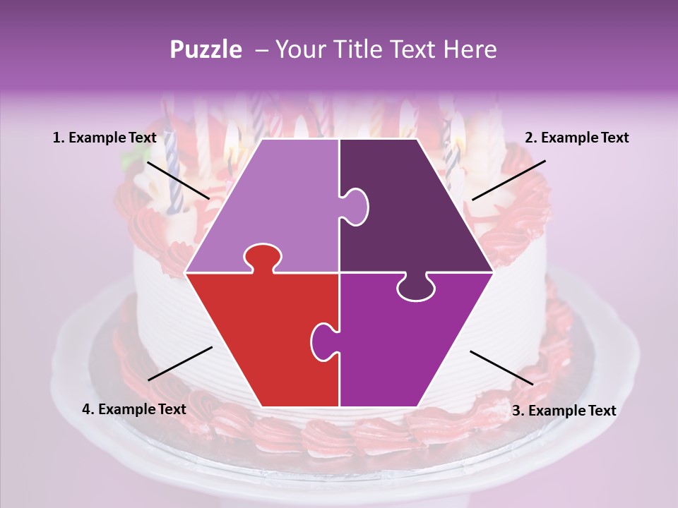 Colorful Vanilla Words PowerPoint Template