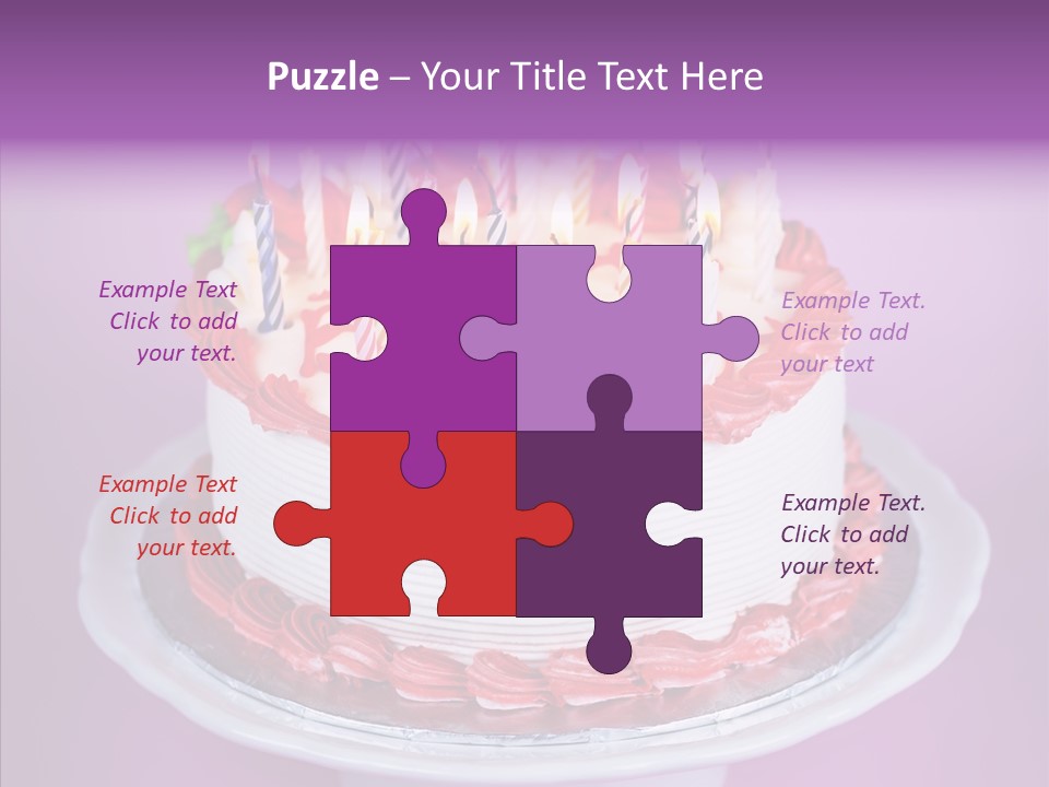 Colorful Vanilla Words PowerPoint Template