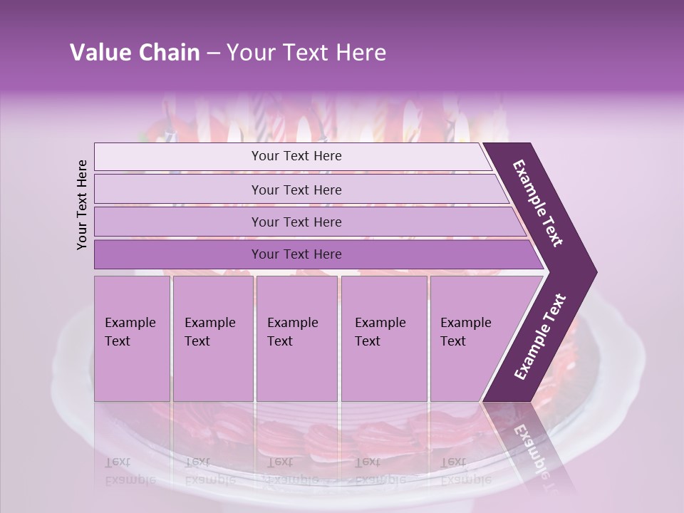 Colorful Vanilla Words PowerPoint Template