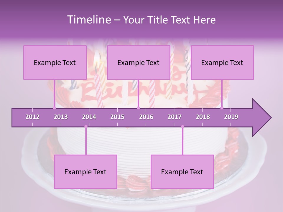 Colorful Vanilla Words PowerPoint Template