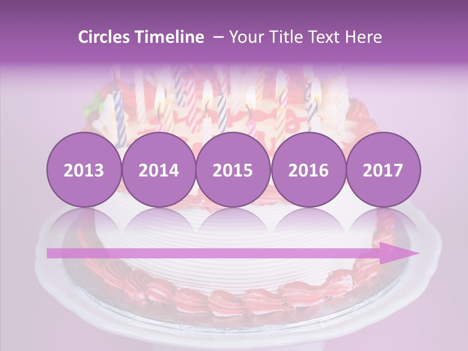 Colorful Vanilla Words PowerPoint Template