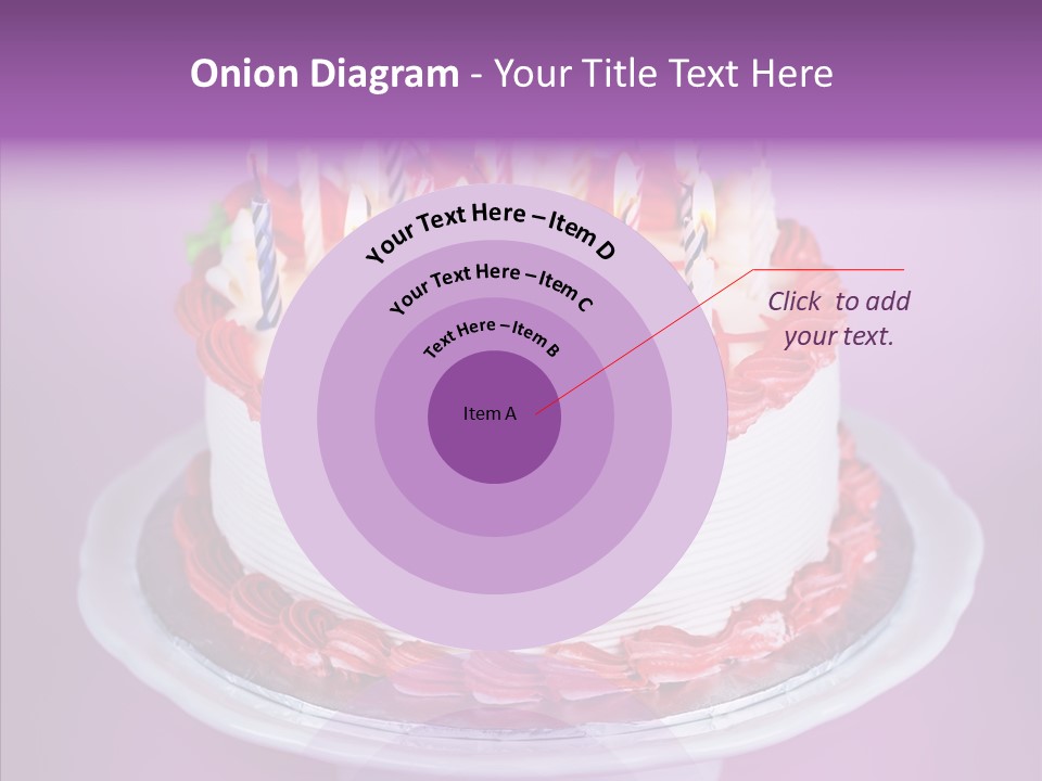 Colorful Vanilla Words PowerPoint Template