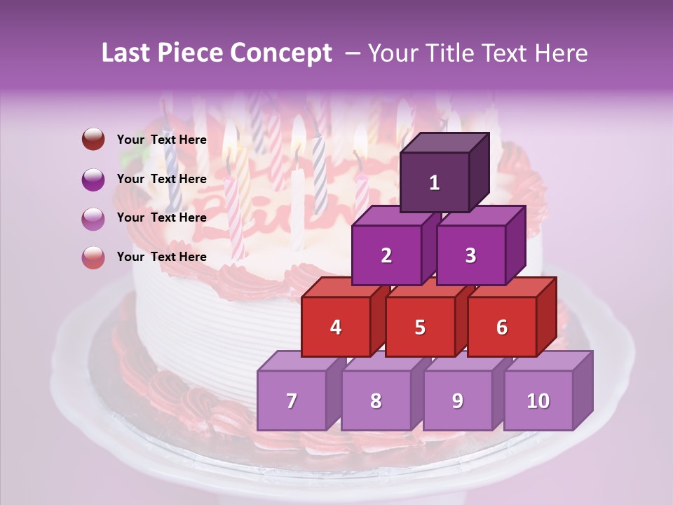 Colorful Vanilla Words PowerPoint Template