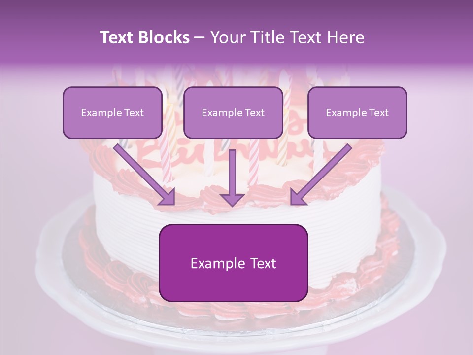 Colorful Vanilla Words PowerPoint Template