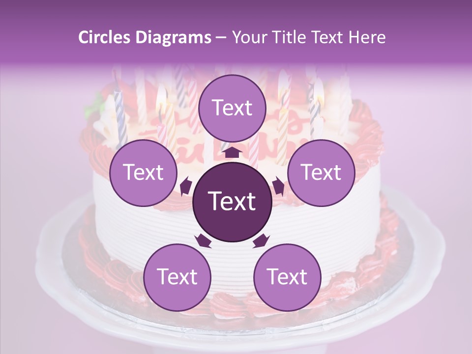 Colorful Vanilla Words PowerPoint Template