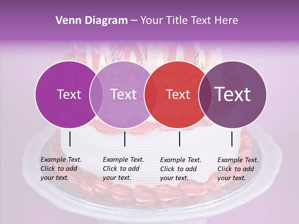 Colorful Vanilla Words PowerPoint Template