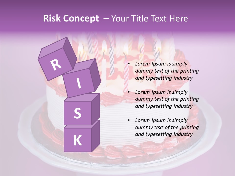 Colorful Vanilla Words PowerPoint Template