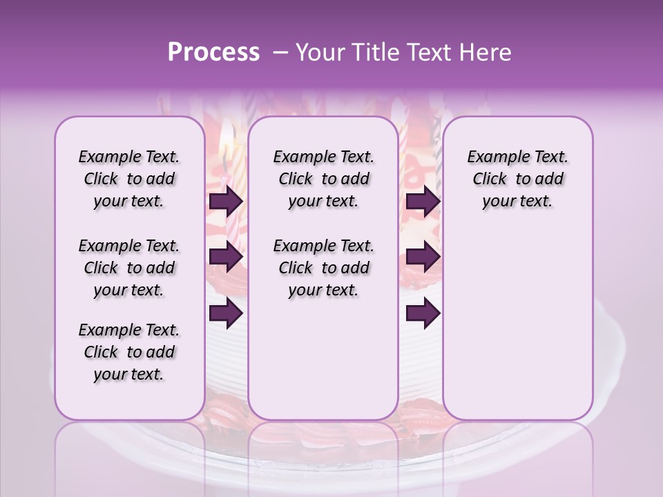 Colorful Vanilla Words PowerPoint Template