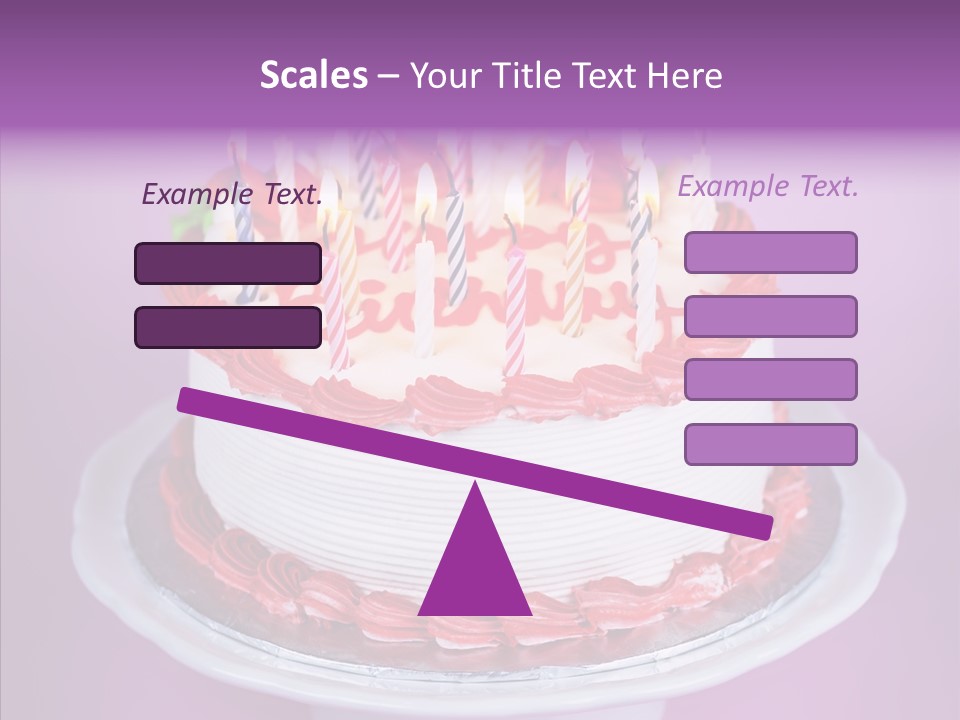 Colorful Vanilla Words PowerPoint Template