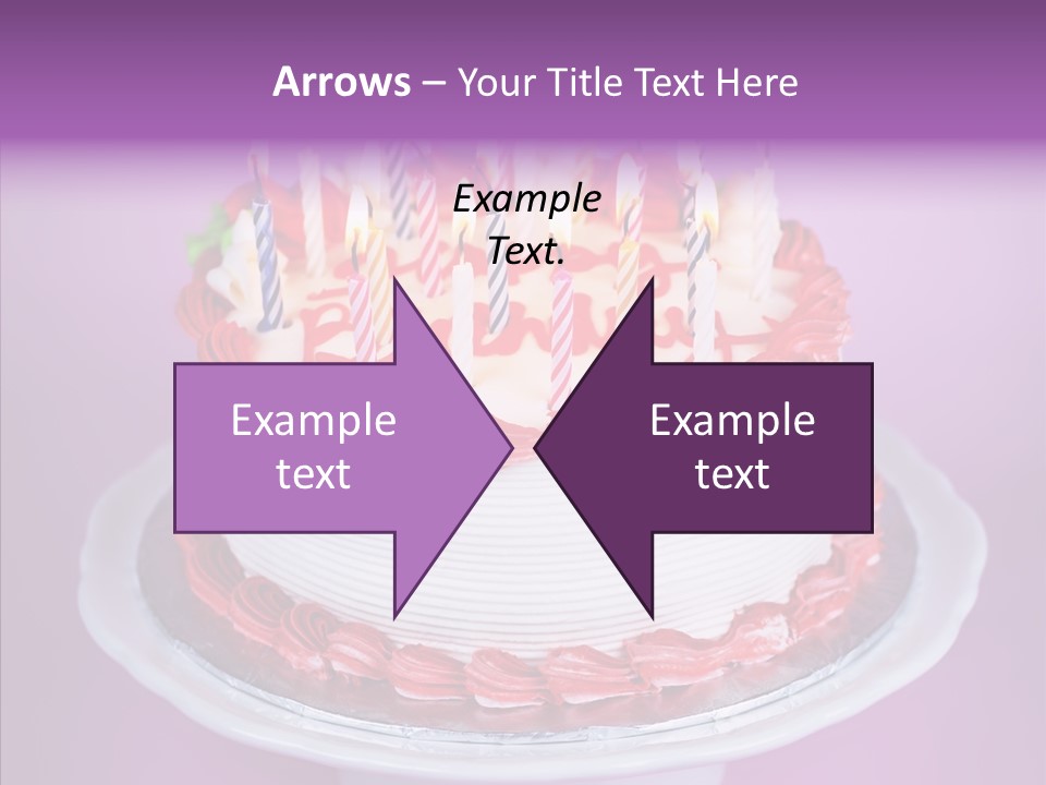 Colorful Vanilla Words PowerPoint Template