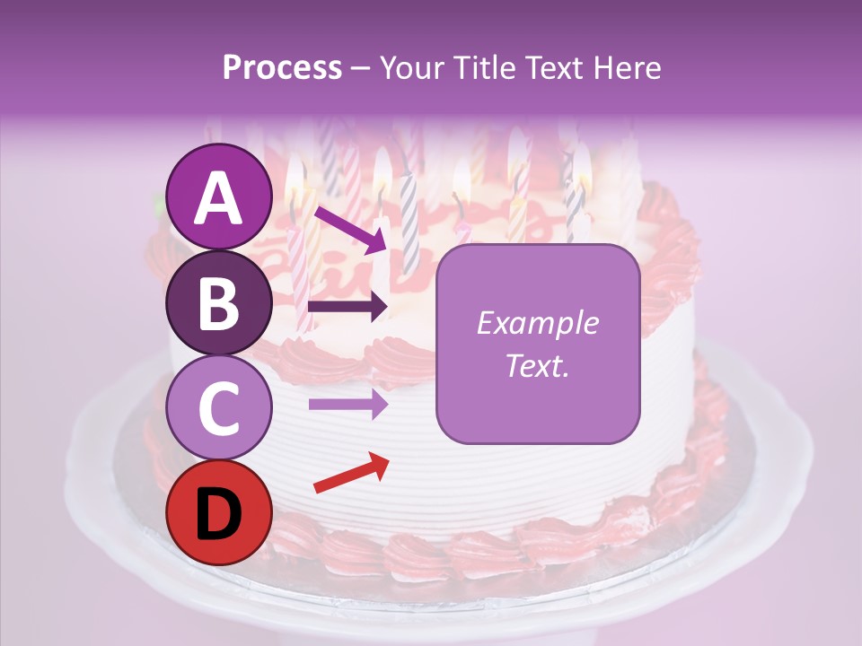 Colorful Vanilla Words PowerPoint Template