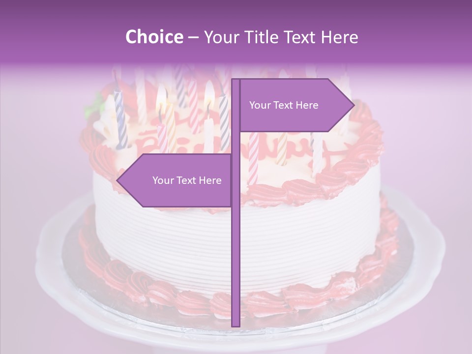 Colorful Vanilla Words PowerPoint Template