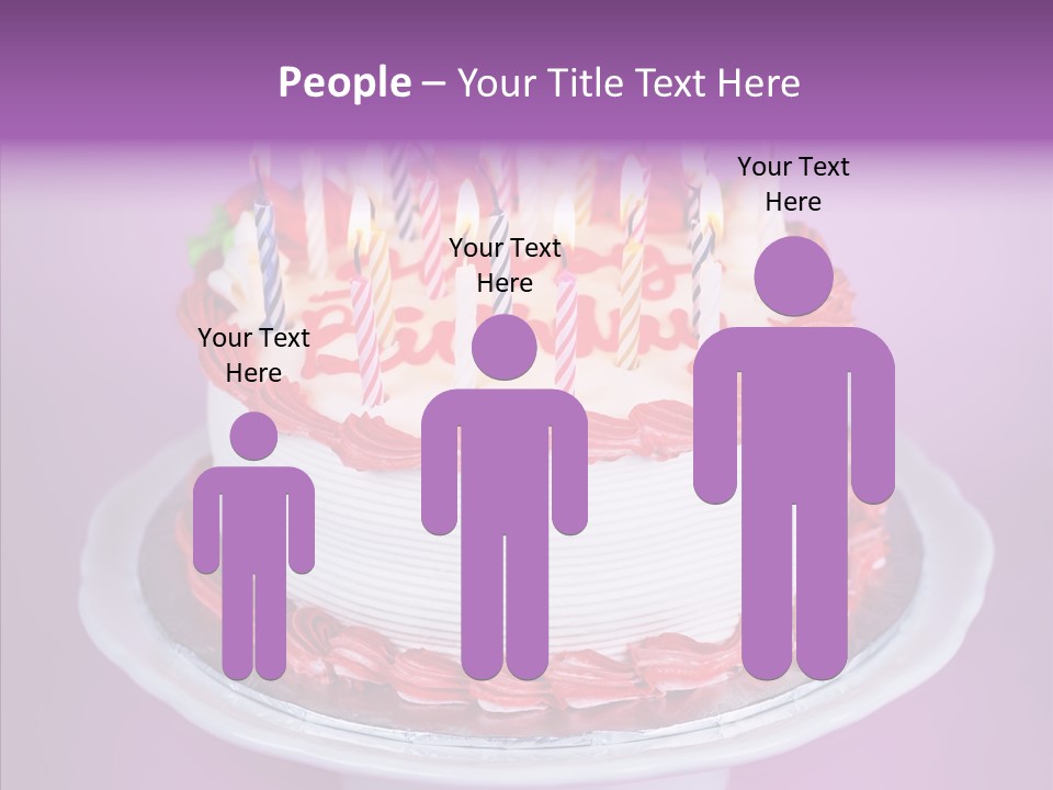 Colorful Vanilla Words PowerPoint Template