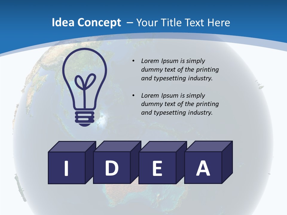Flood Climate Sea PowerPoint Template