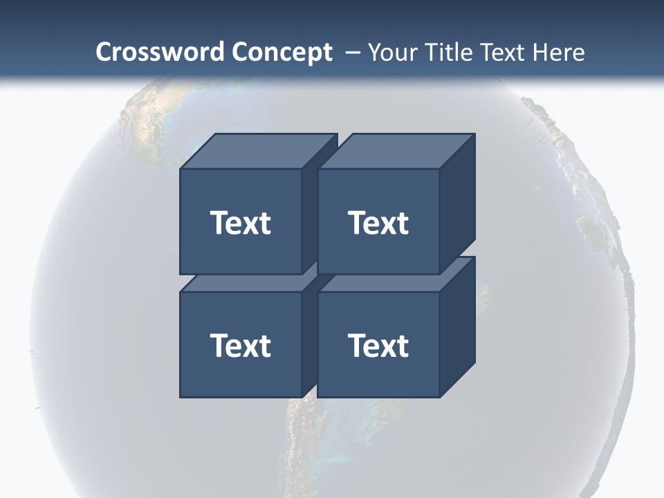 Flood Surface Continent PowerPoint Template