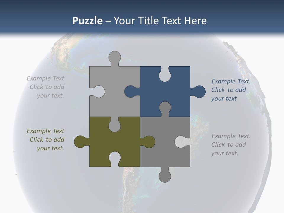 Flood Surface Continent PowerPoint Template