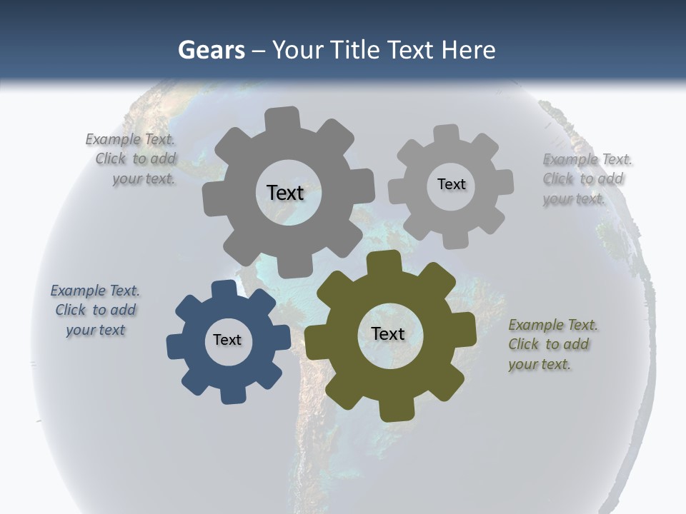 Flood Surface Continent PowerPoint Template