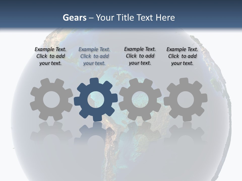 Flood Surface Continent PowerPoint Template