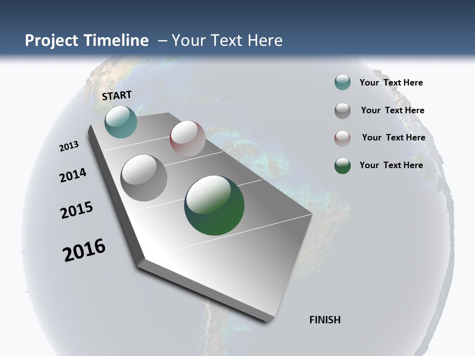 Flood Surface Continent PowerPoint Template