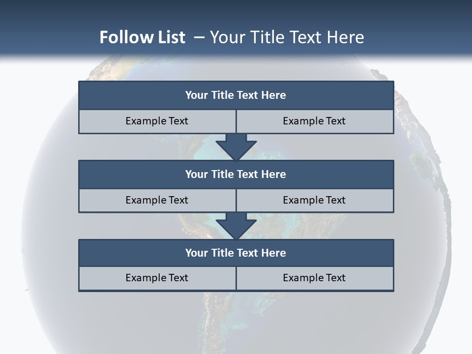 Flood Surface Continent PowerPoint Template