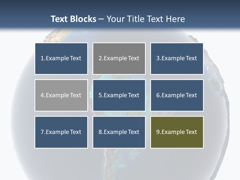 Flood Surface Continent PowerPoint Template